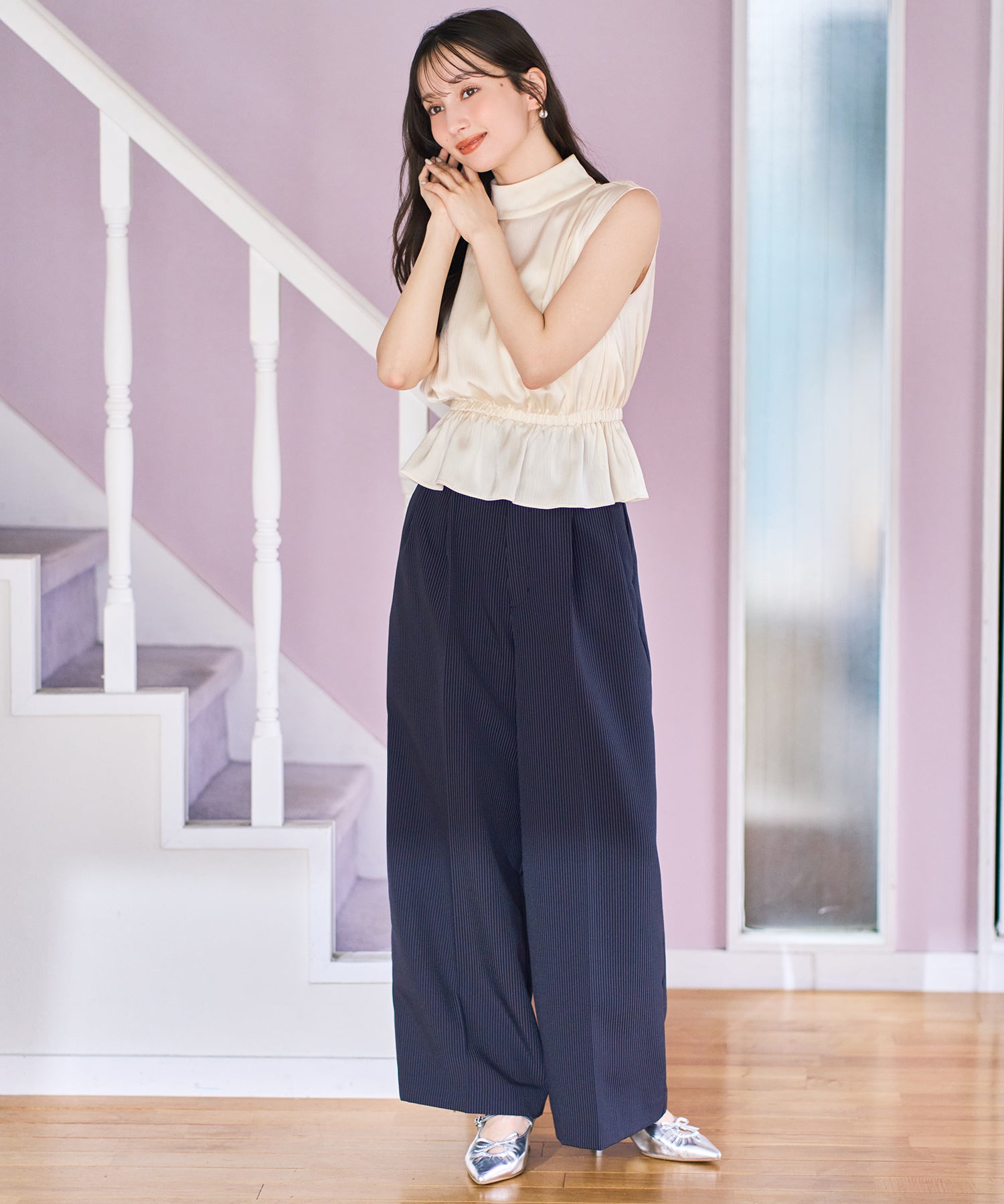 トップス MORI ハイネックノースリブラウス/TT628107 – MISCH MASCH|31 Sons de mode