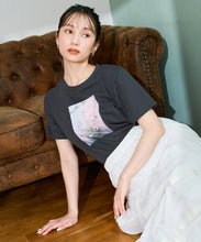 画像をギャラリービューアに読み込む, フラワープリントグラフィックTシャツ/TT628201
