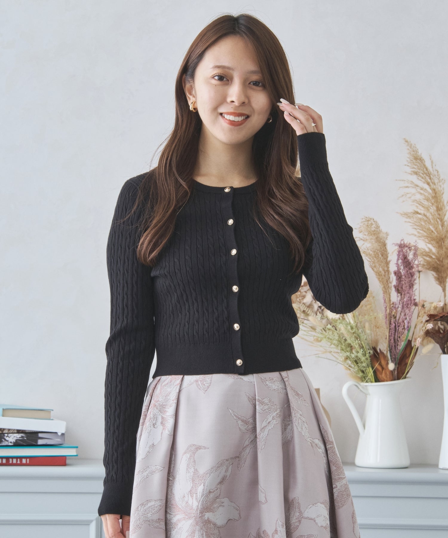 ケーブルクロップドカーデ/MM438404 – MISCH MASCH|31 Sons de mode