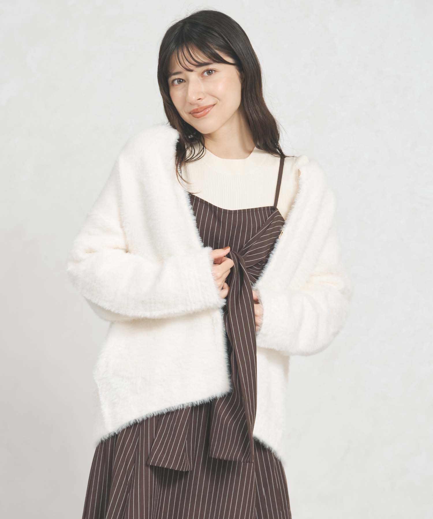 シャギーコーディガン/TT538503 – MISCH MASCH|31 Sons de mode