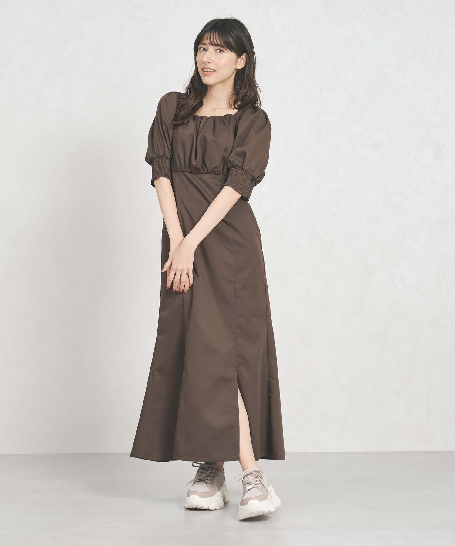 一部店舗限定】 2wayオフショルバックリボンワンピース/TT557401