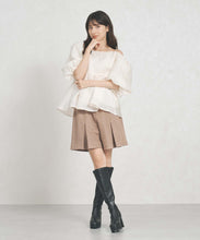画像をギャラリービューアに読み込む, 一部店舗限定 2wayオフショルジャガードブラウス/TT558101
