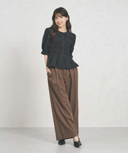 画像をギャラリービューアに読み込む, 一部店舗限定  シャーリングペプラムブラウス/TT558102
