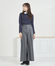 画像をギャラリービューアに読み込む, 配色シャツレイヤードニット/MM558309
