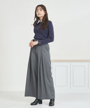 画像をギャラリービューアに読み込む, 配色シャツレイヤードニット/MM558309
