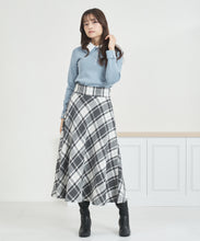 画像をギャラリービューアに読み込む, 配色シャツレイヤードニット/MM558309
