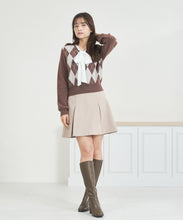 画像をギャラリービューアに読み込む, 一部店舗限定　リボンボウタイアーガイルニット/MM558308
