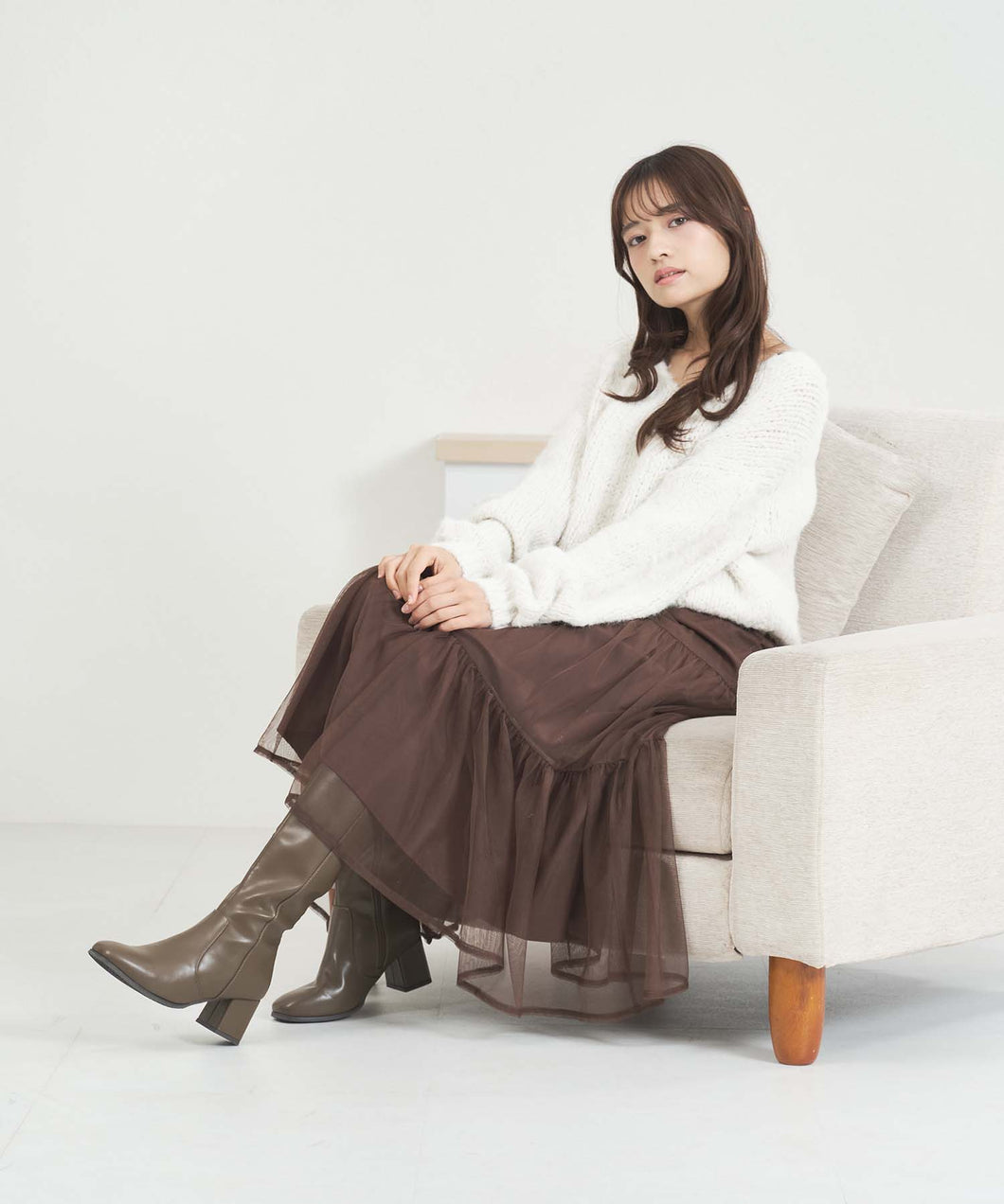 ニット×チュールスカートセットアップ/MM557408 – MISCH MASCH|31 Sons