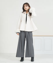 画像をギャラリービューアに読み込む, 【WEB限定】2way袖ファーペプラムコート/MM558601
