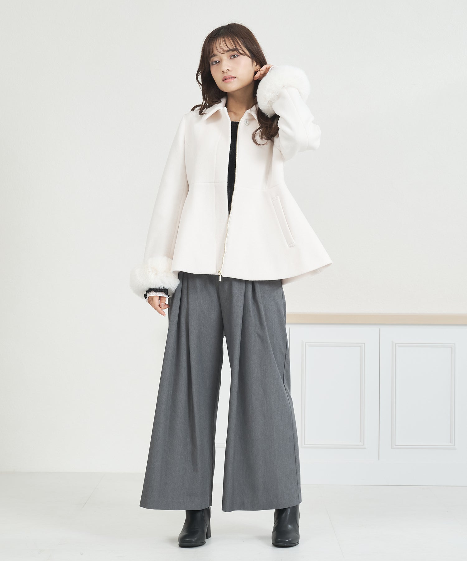 2way袖ファーペプラムコート/MM558601 – MISCH MASCH|31 Sons de mode