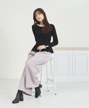 画像をギャラリービューアに読み込む, WEB限定　ペプラムラメ配色ニット/MM558307
