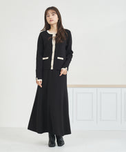 画像をギャラリービューアに読み込む, WEB限定　配色ニットセットアップ/MM557407
