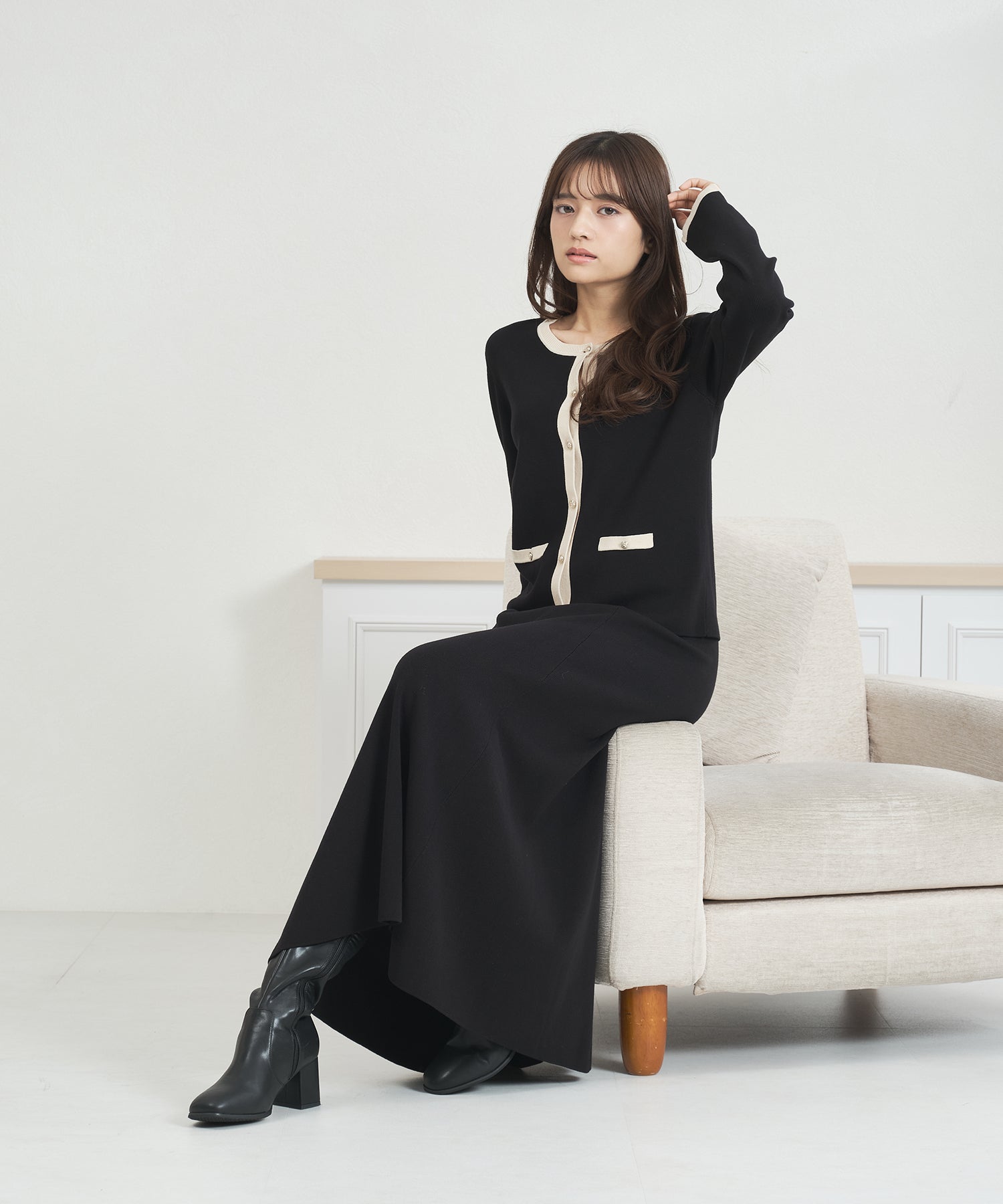 WEB限定 配色ニットセットアップ/MM557407 – MISCH MASCH|31 Sons de mode