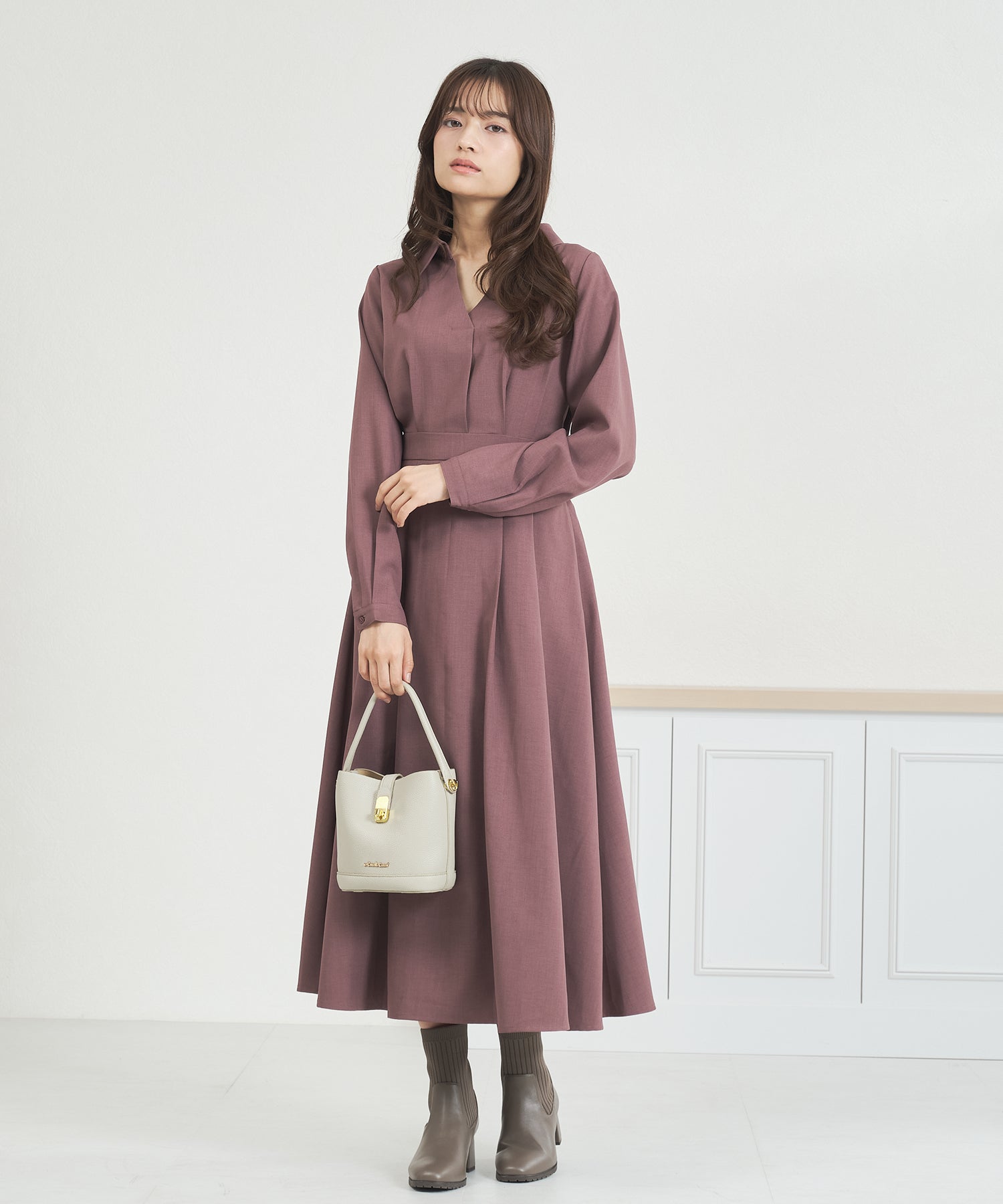 スキッパ—タックワンピース/MM557411 – MISCH MASCH|31 Sons de mode