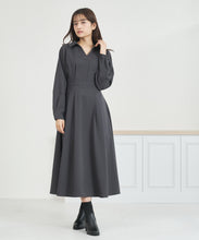 画像をギャラリービューアに読み込む, スキッパ—タックワンピース/MM557411
