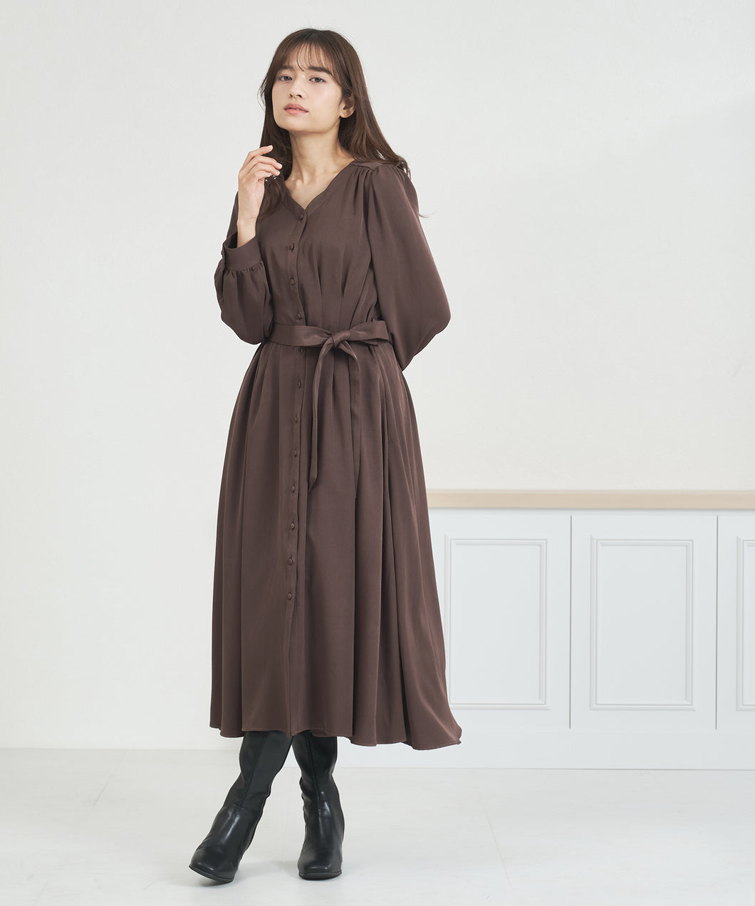 WEB限定　シャツワンピース/MM557409