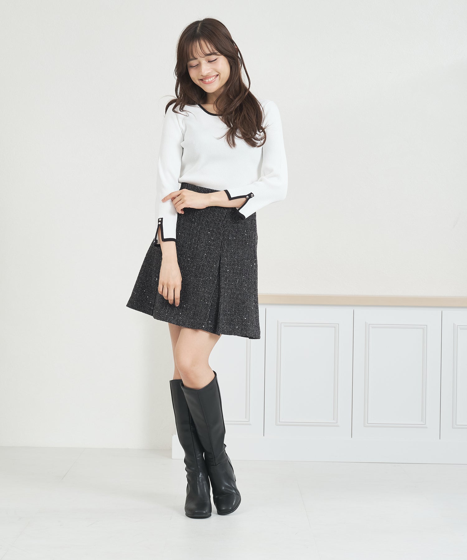 WEB限定 配色袖スリットリブニット/MM558305 – MISCH MASCH|31 Sons de