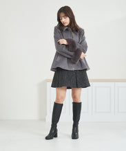 画像をギャラリービューアに読み込む, 【WEB限定】2way袖ファーペプラムコート/MM558601
