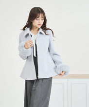 画像をギャラリービューアに読み込む, 【WEB限定】2way袖ファーペプラムコート/MM558601
