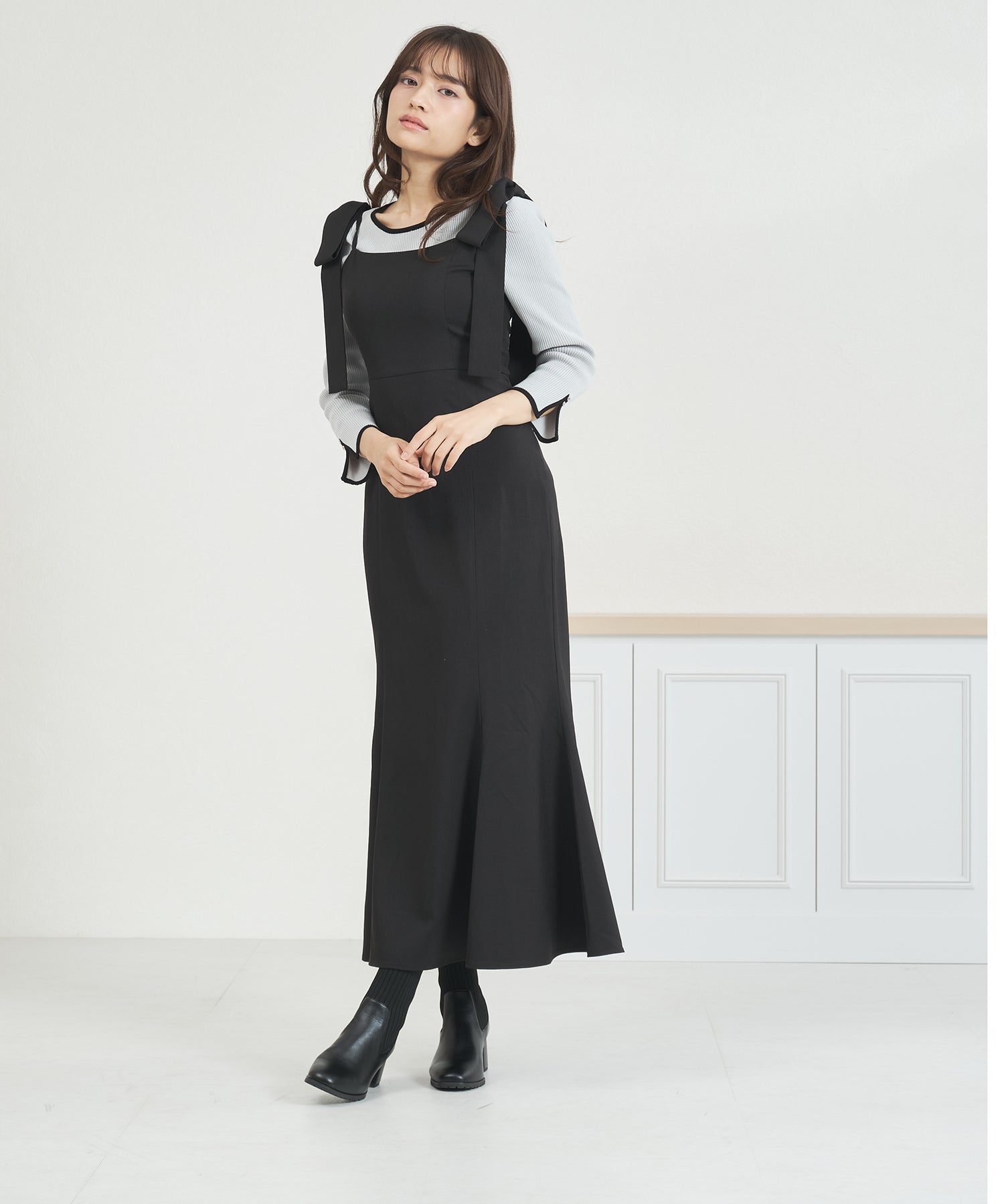 ブラック ミユ様 WEB限定 配色袖スリットリブニット/MM558305 – MISCH MASCH|31 Sons de