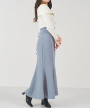 画像をギャラリービューアに読み込む, 【再入荷】【一部店舗限定】ハイウエストマーメイドロングスカート/MM557201

