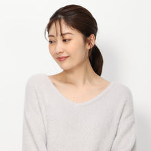 画像をギャラリービューアに読み込む, バックレースシャギーニット
