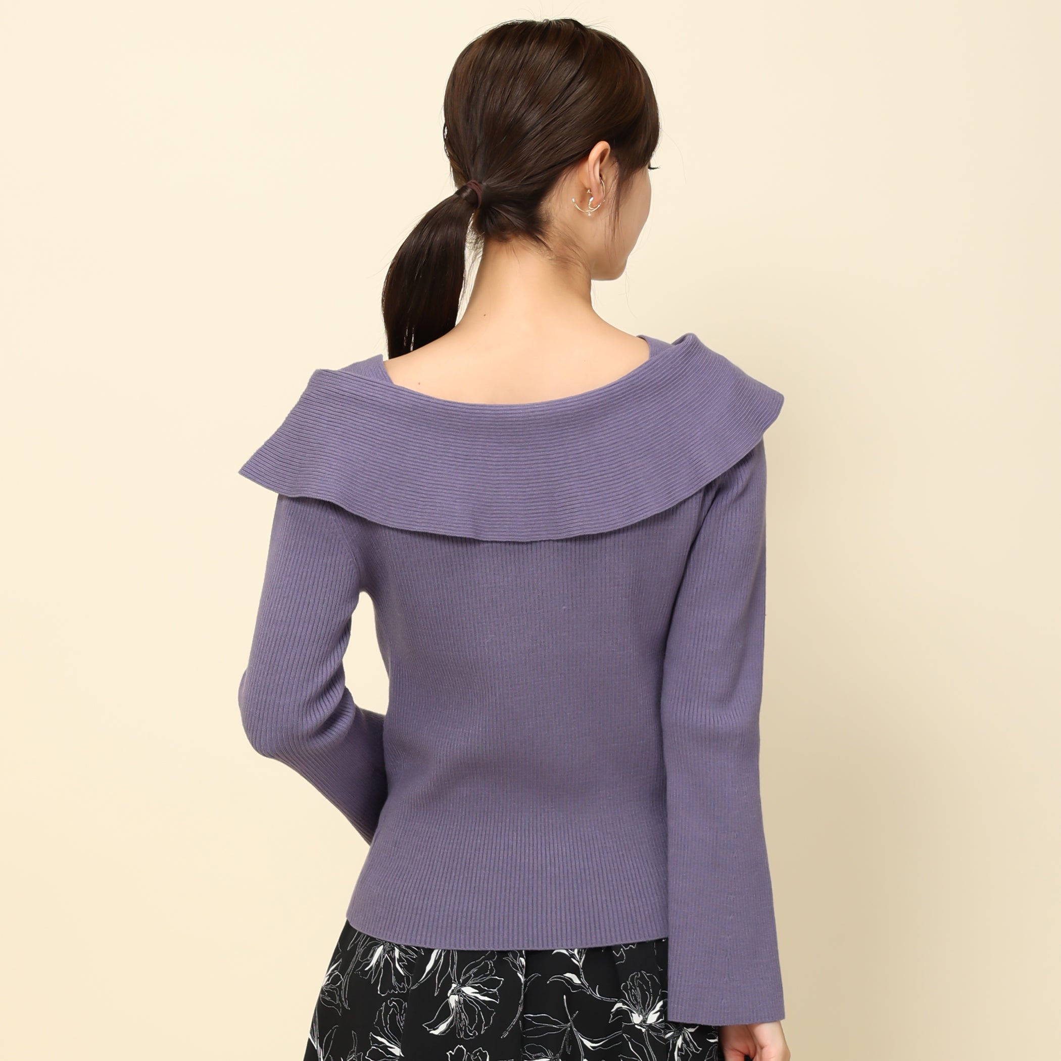 【予約販売商品】リボンケープカラーニット/MM338316