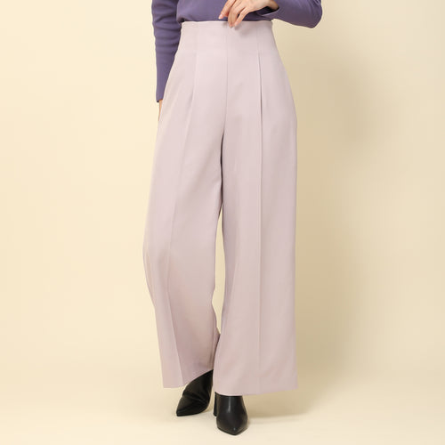 【予約販売商品】ウールライクバックレースアップワイドパンツ/MM337302