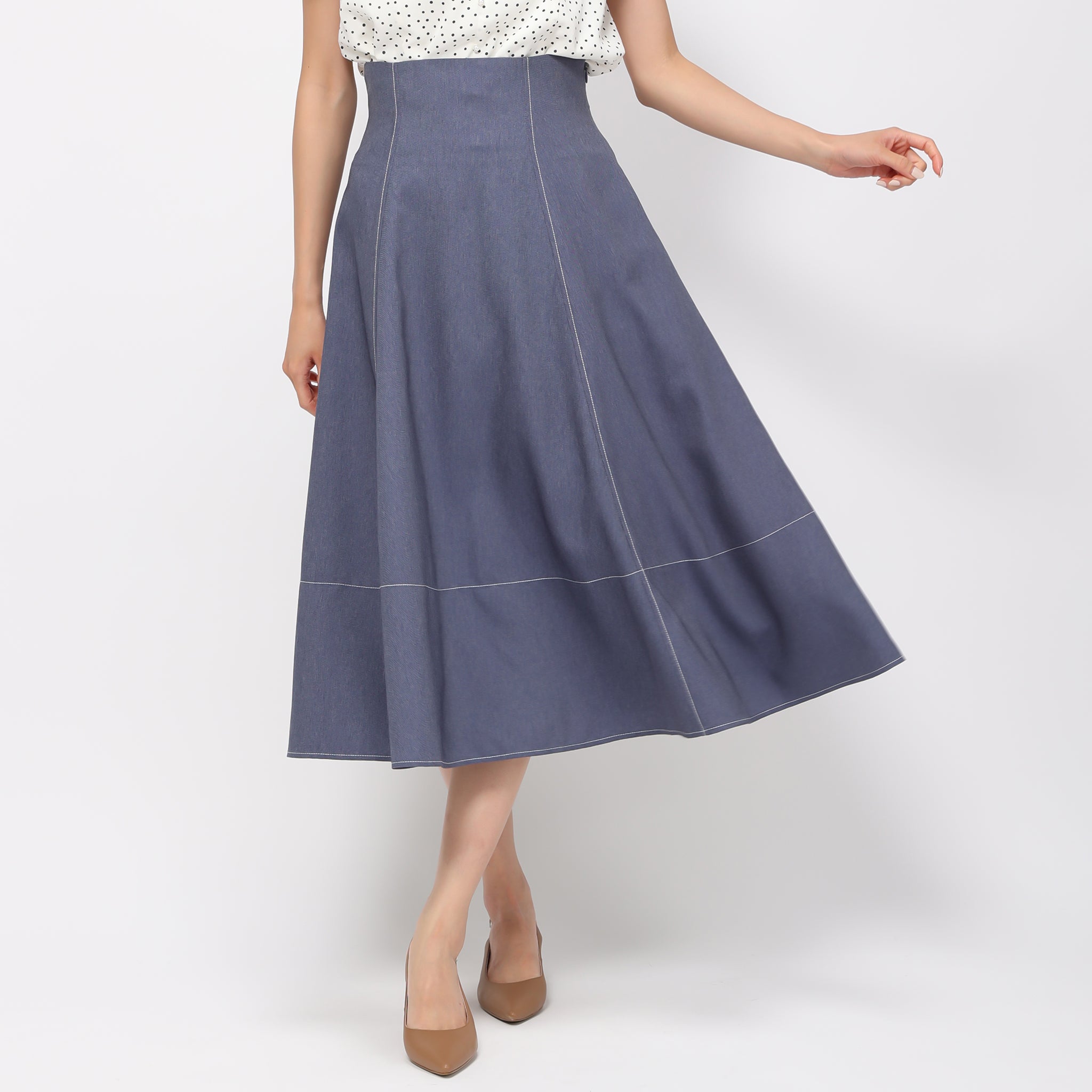 ポリデニムフレアスカート/MM417208 – MISCH MASCH 