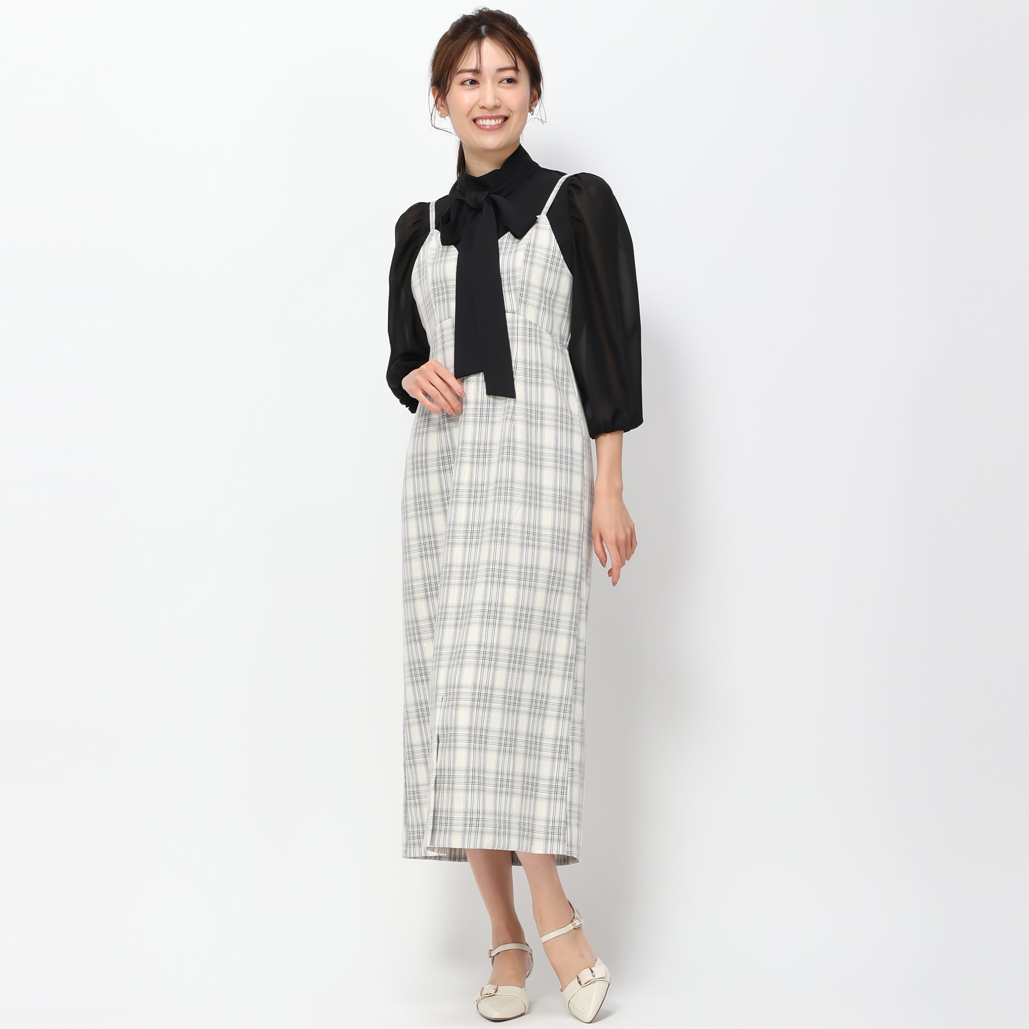 フロントバーIラインキャミワンピース/MM417419 – MISCH MASCH