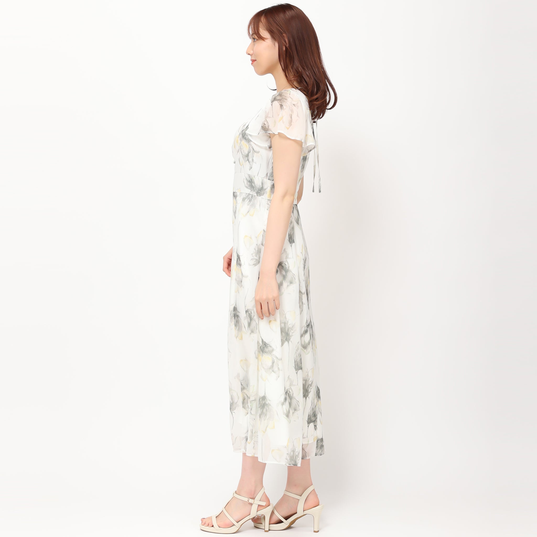 MISCH MASCH 水彩グラデーションフラワーワンピース セール】□2024春夏新作□水彩グラデーションフラワーワンピース