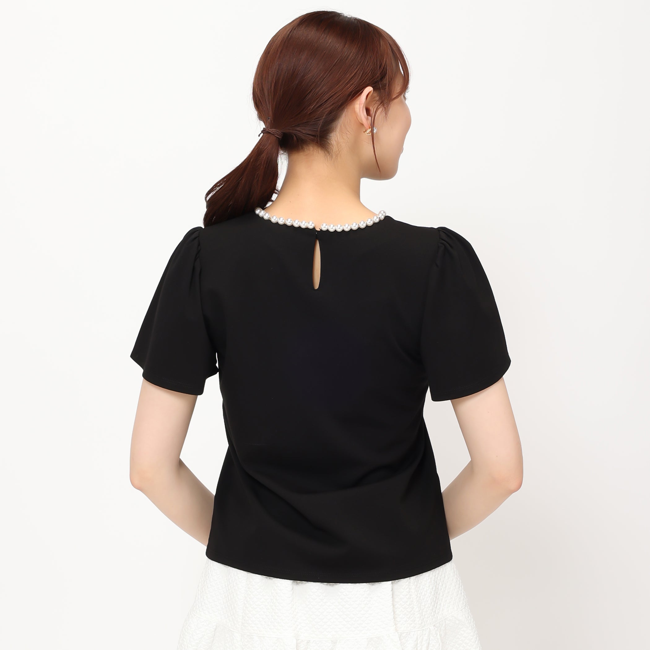 パールトリミングTシャツ/MM418201