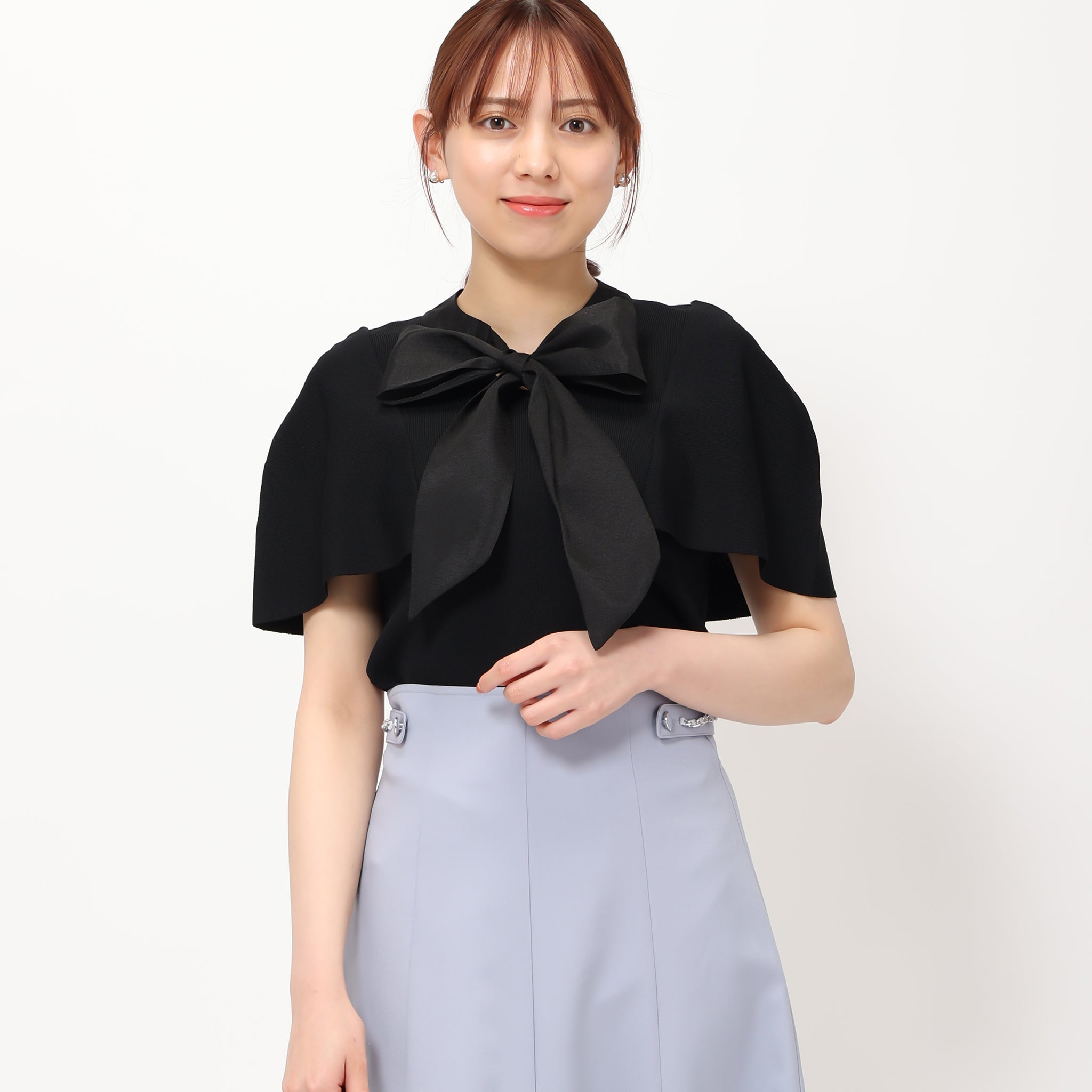 keina rita ケープ 美品 Keinarita ケープ ブラック M KEINA