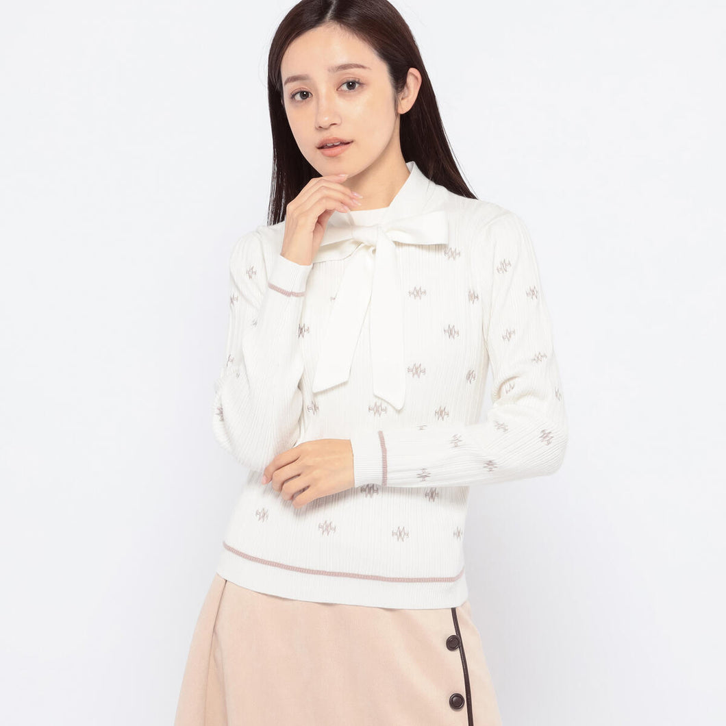 モノグラムボウタイニット【オンラインストア限定価格】/mm318325
